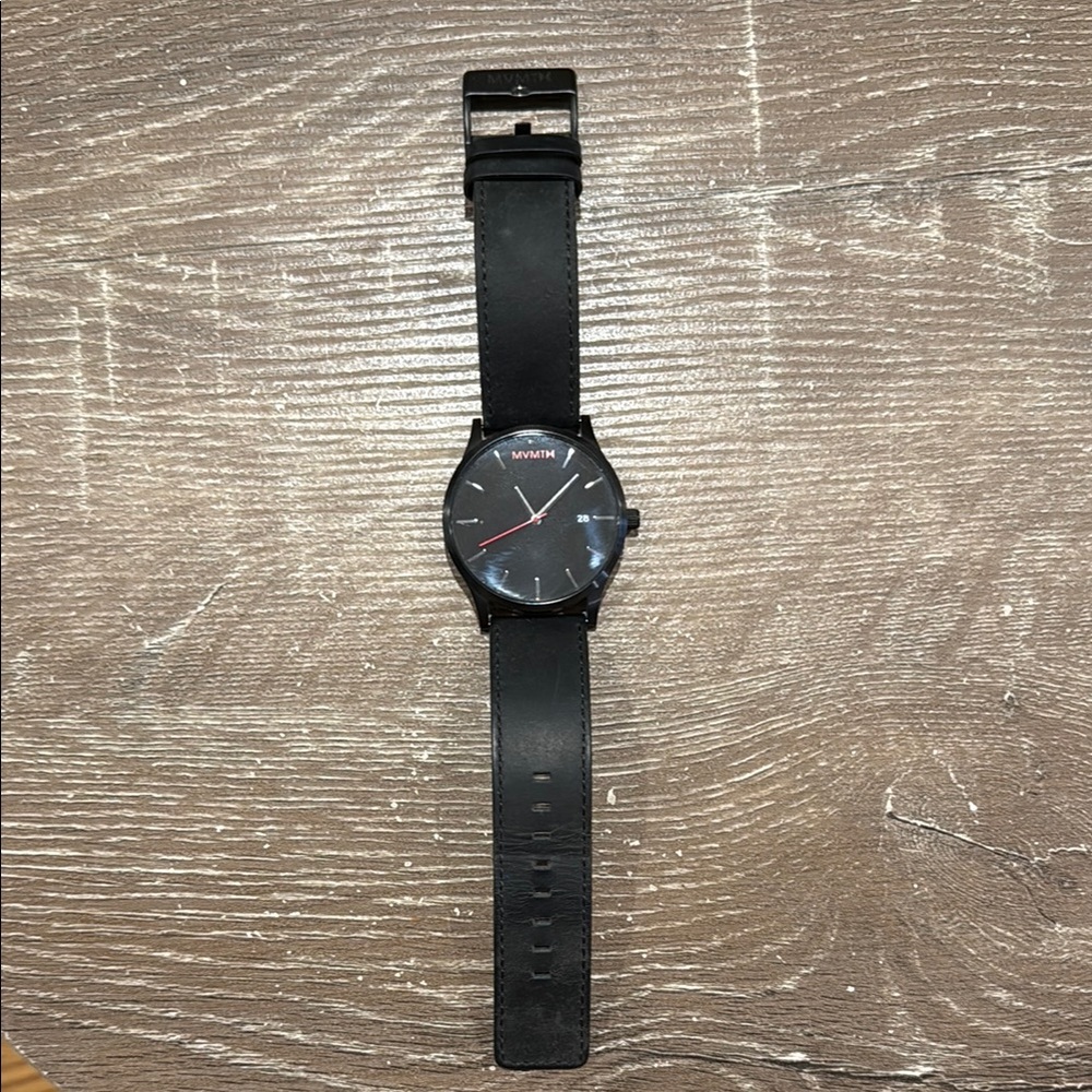 MVMT Black Men's Watch